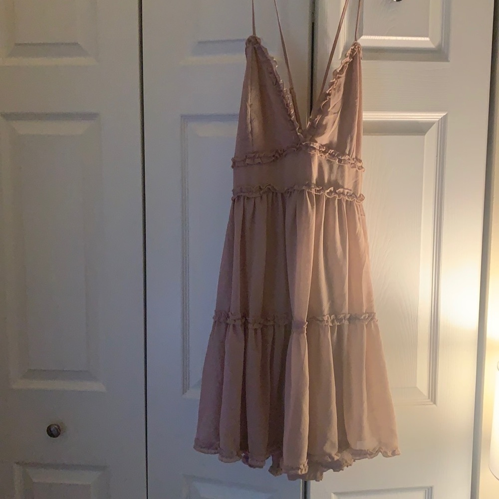 Pink Lily Large Sundress with beautiful ruffles